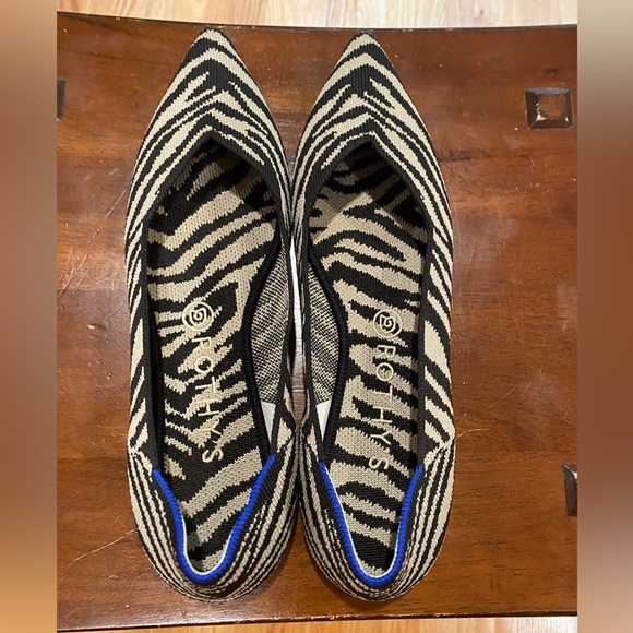 RARE Retired Rothy's Zebra Points Size 9 - Picture 2 of 6